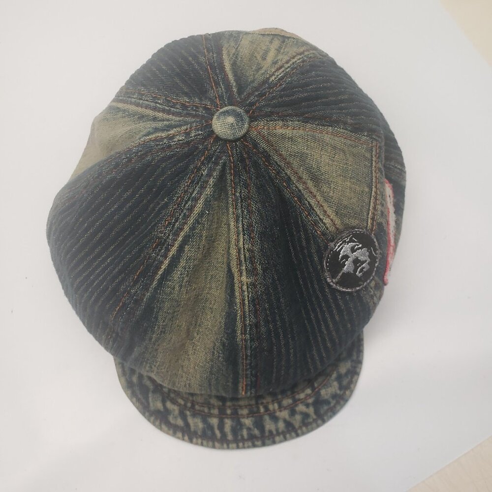 CAL BERKELEY University California Newsboy Hat Fitted 57.5CM Che Guevara Texas - Picture 12 of 12